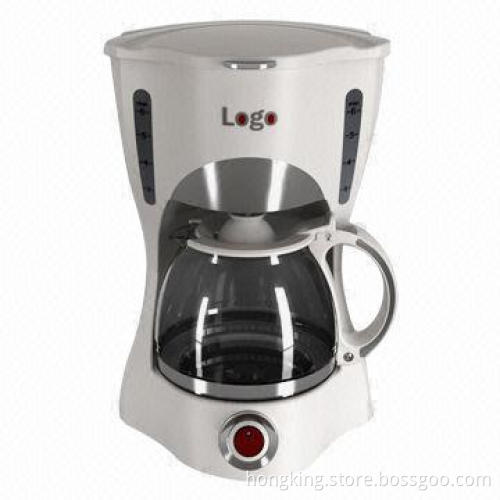 Anti-Drip Coffee Maker with Fashionable Design and 0.6L Capacity